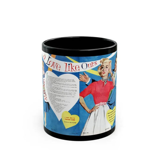 A Love Like Ours, Family Circle, February 1956 - Black Coffee Mug 11oz - Go Mug Yourself