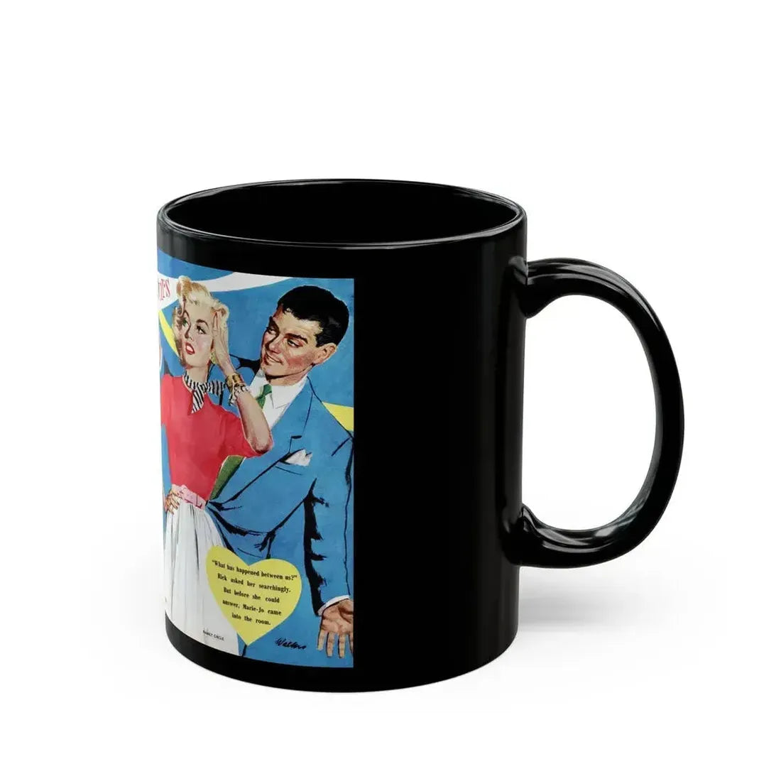 A Love Like Ours, Family Circle, February 1956 - Black Coffee Mug - Go Mug Yourself