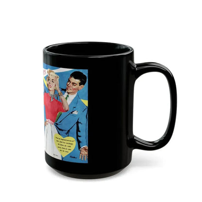 A Love Like Ours, Family Circle, February 1956 - Black Coffee Mug - Go Mug Yourself