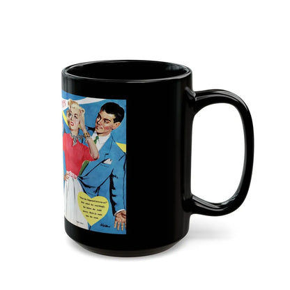 A Love Like Ours, Family Circle, February 1956 - Black Coffee Mug-Go Mug Yourself