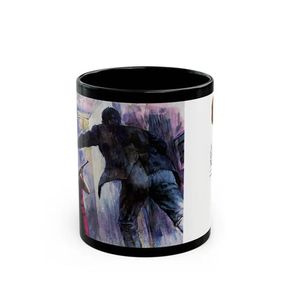 A Lover's Mask, Saturday Evening Post, May 6, 1967 - Black Coffee Mug 11oz - Go Mug Yourself