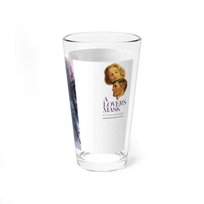 A Lover's Mask, Saturday Evening Post, May 6, 1967 (Magazine Illustration) Pint Glass 16oz - Go Mug Yourself