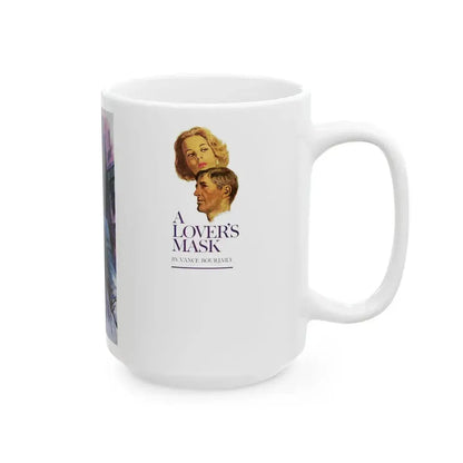 A Lover's Mask, Saturday Evening Post, May 6, 1967 - White Coffee Mug - Go Mug Yourself