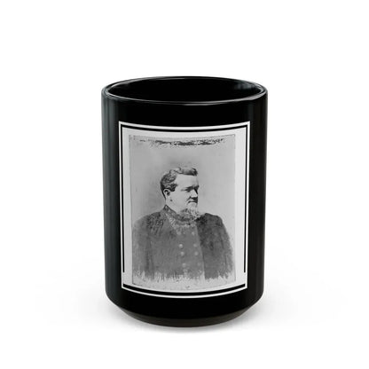 A. M. Scales, Brigidier General, C.S.A., Half-Length Portrait, Facing Right (U.S. Civil War) Black Coffee Mug 15oz - Go Mug Yourself