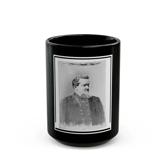 A. M. Scales, Brigidier General, C.S.A., Half-Length Portrait, Facing Right (U.S. Civil War) Black Coffee Mug 15oz - Go Mug Yourself