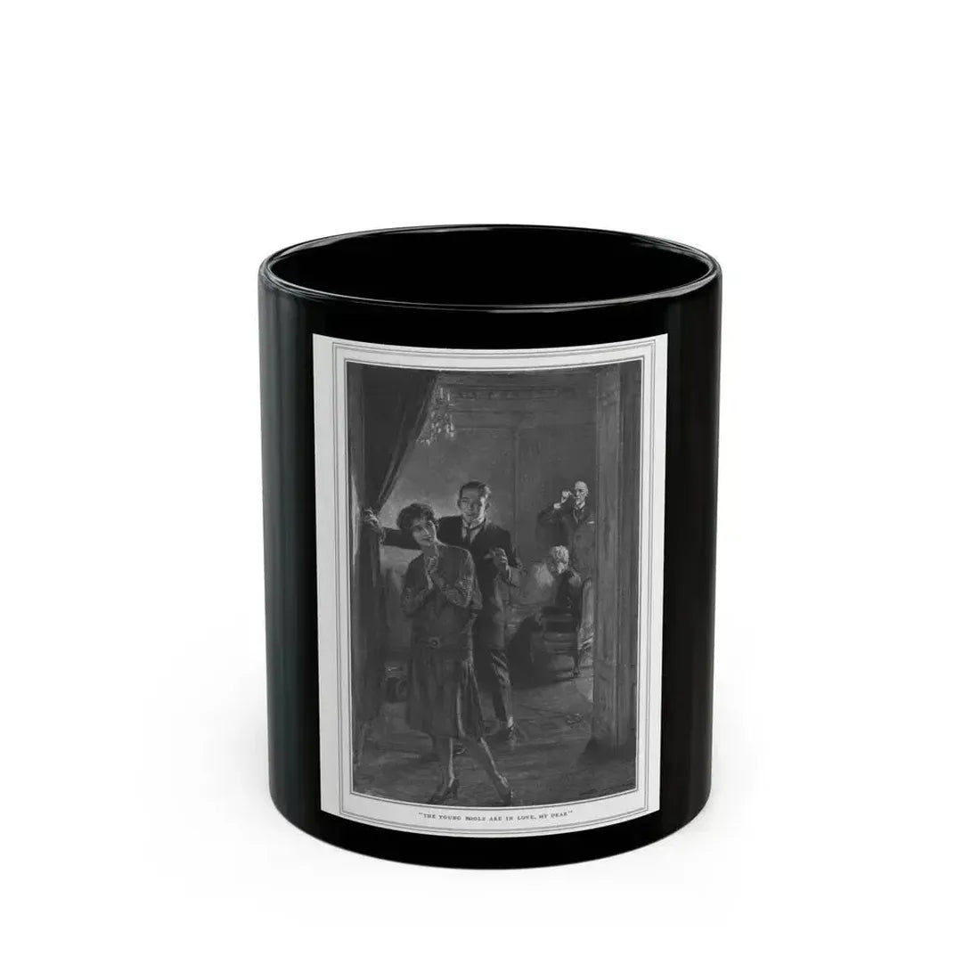 A Maid Among Men, Ladies' Home Journal, September 1927 - Black Coffee Mug 11oz - Go Mug Yourself