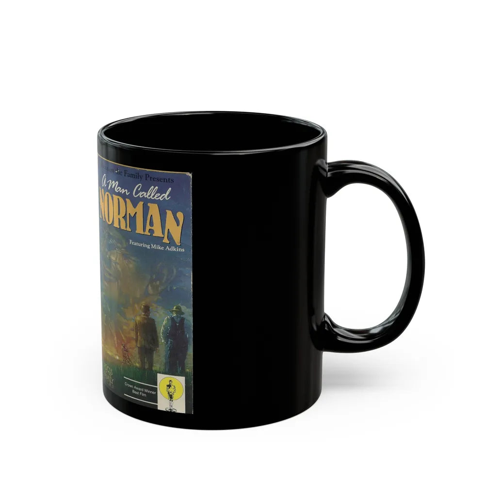 A MAN CALLED NORMAN (VHS COVER) - Black Coffee Mug-Go Mug Yourself