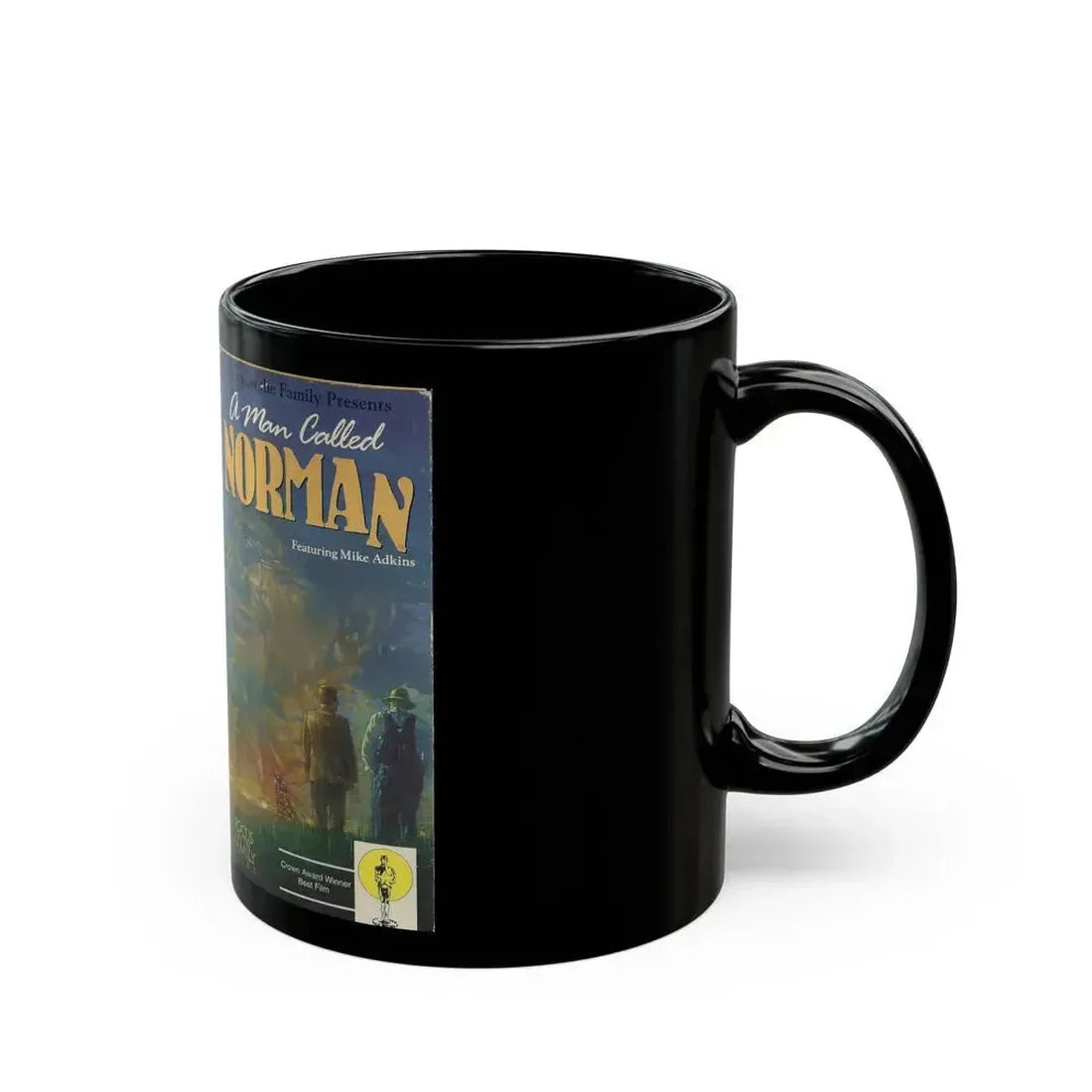 A MAN CALLED NORMAN (VHS COVER) - Black Coffee Mug - Go Mug Yourself