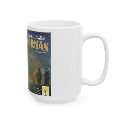 A MAN CALLED NORMAN (VHS COVER) - White Coffee Mug-Go Mug Yourself