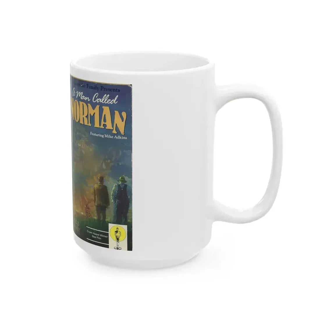 A MAN CALLED NORMAN (VHS COVER) - White Coffee Mug - Go Mug Yourself