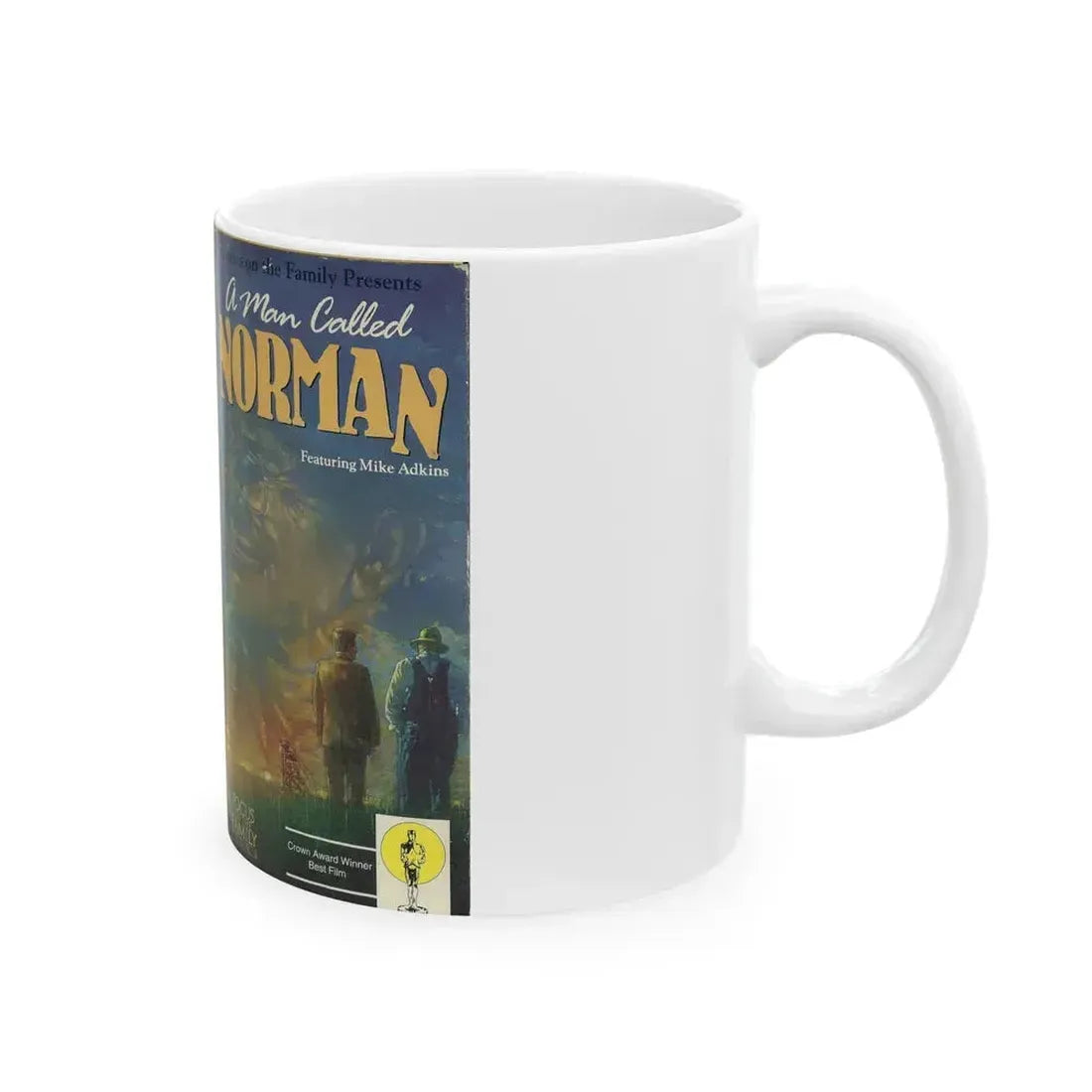 A MAN CALLED NORMAN (VHS COVER) - White Coffee Mug - Go Mug Yourself