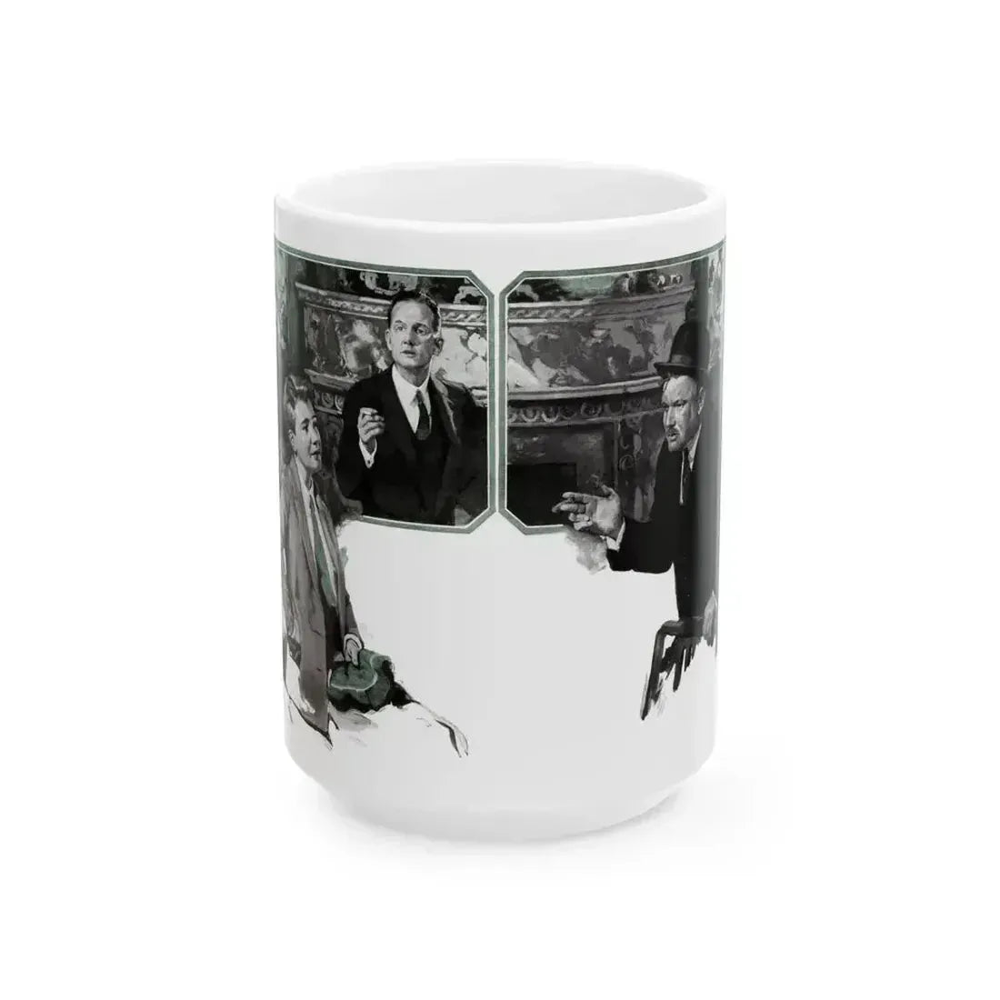 A Man Called Spade (1), The American Magazine, July 1932 - White Coffee Mug 15oz - Go Mug Yourself