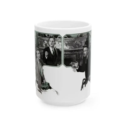 A Man Called Spade (1), The American Magazine, July 1932 - White Coffee Mug 15oz - Go Mug Yourself