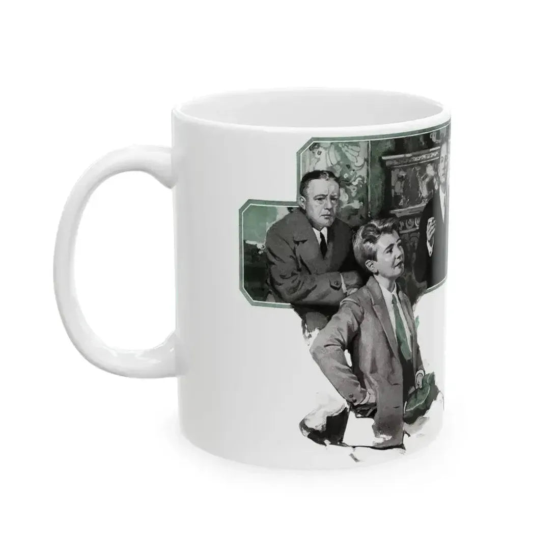 A Man Called Spade (1), The American Magazine, July 1932 - White Coffee Mug - Go Mug Yourself