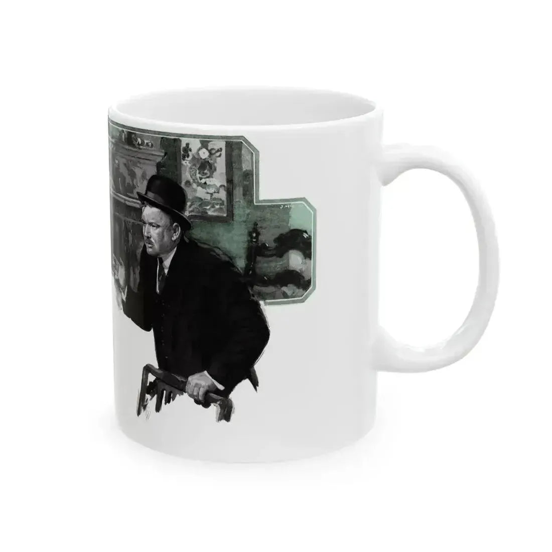 A Man Called Spade (1), The American Magazine, July 1932 - White Coffee Mug - Go Mug Yourself