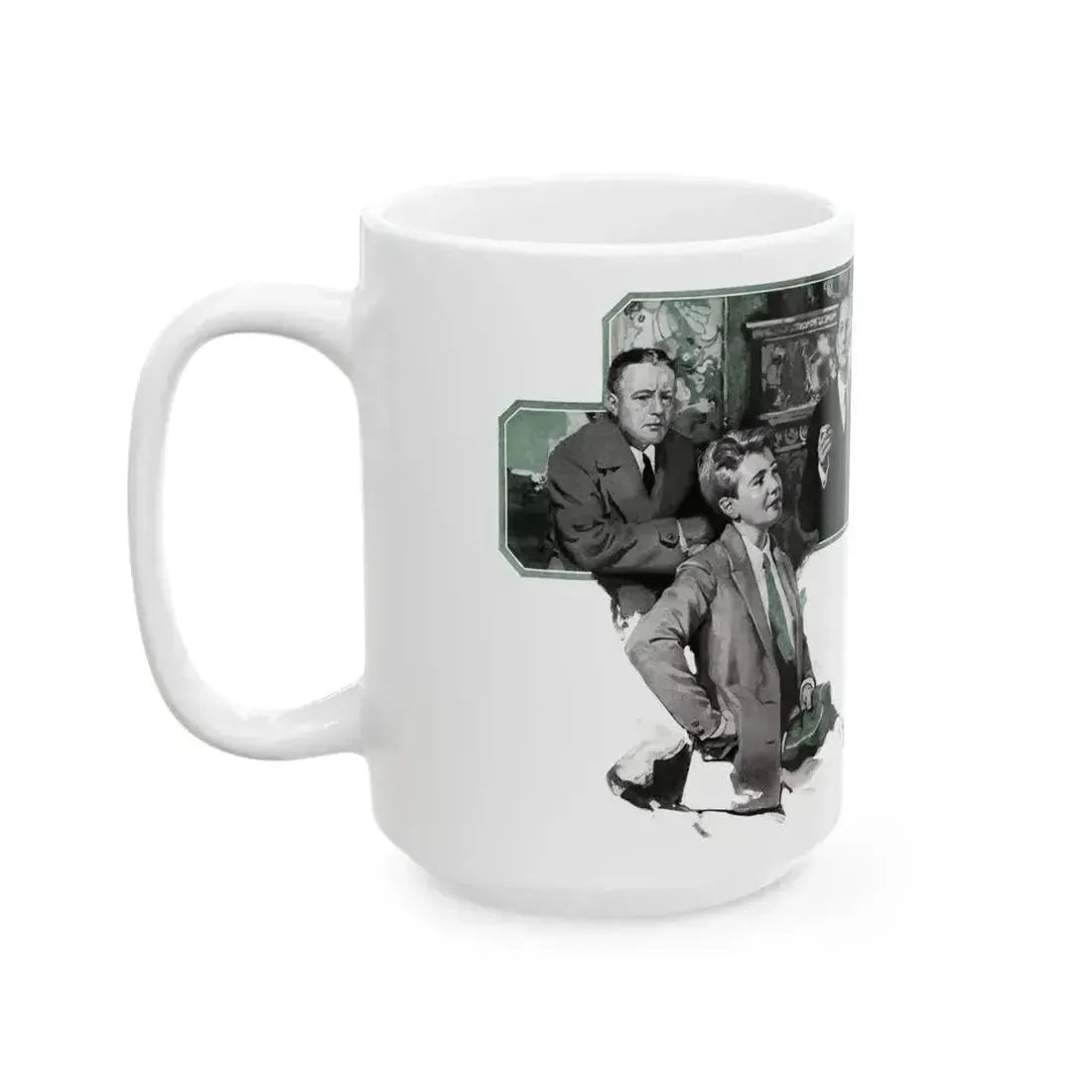 A Man Called Spade (1), The American Magazine, July 1932 - White Coffee Mug - Go Mug Yourself