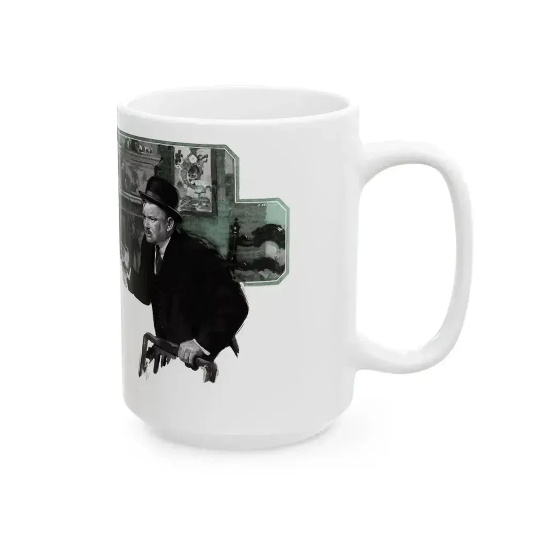 A Man Called Spade (1), The American Magazine, July 1932 - White Coffee Mug - Go Mug Yourself
