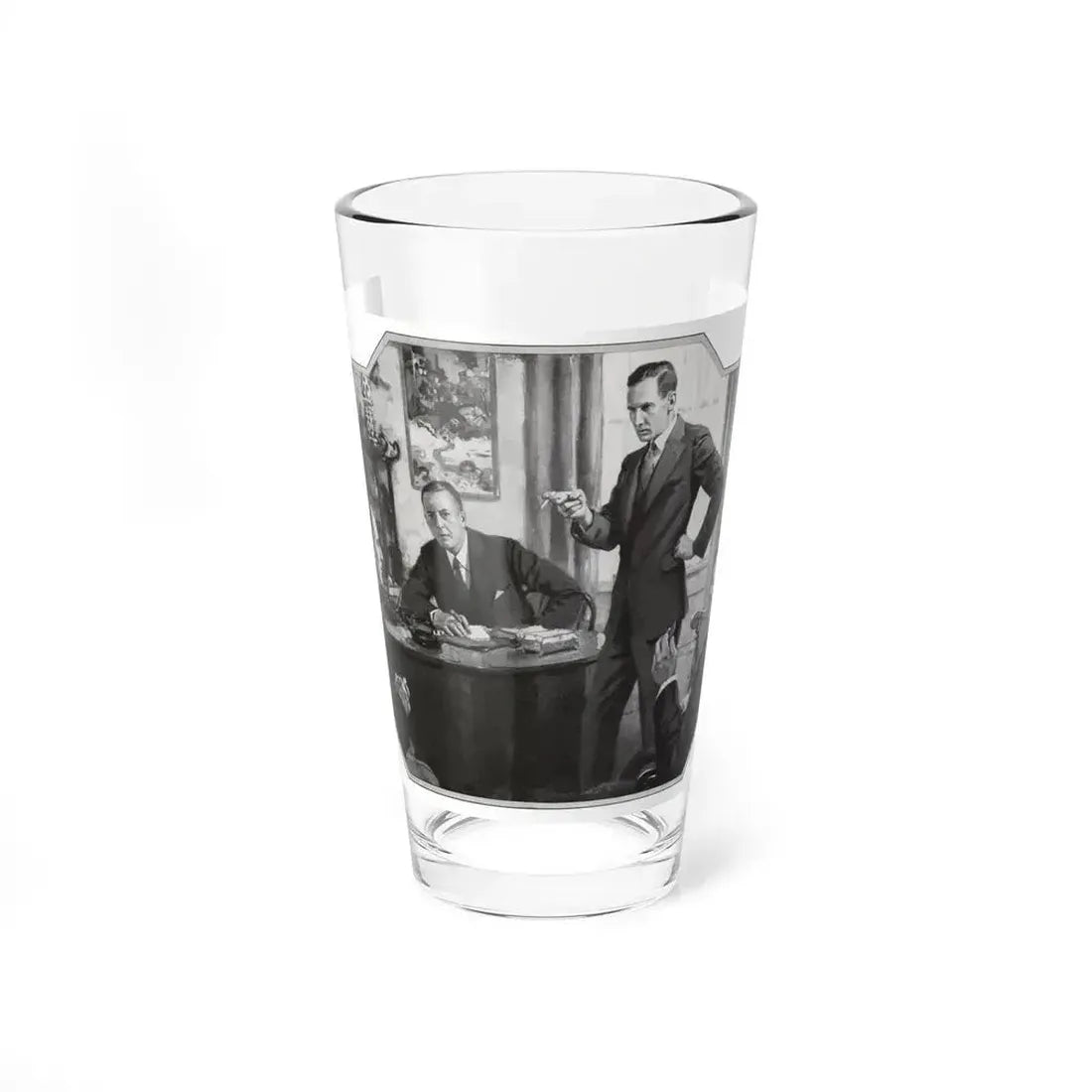 A Man Called Spade (2), The American Magazine, July 1932 (Magazine Illustration) Pint Glass 16oz 16oz - Go Mug Yourself