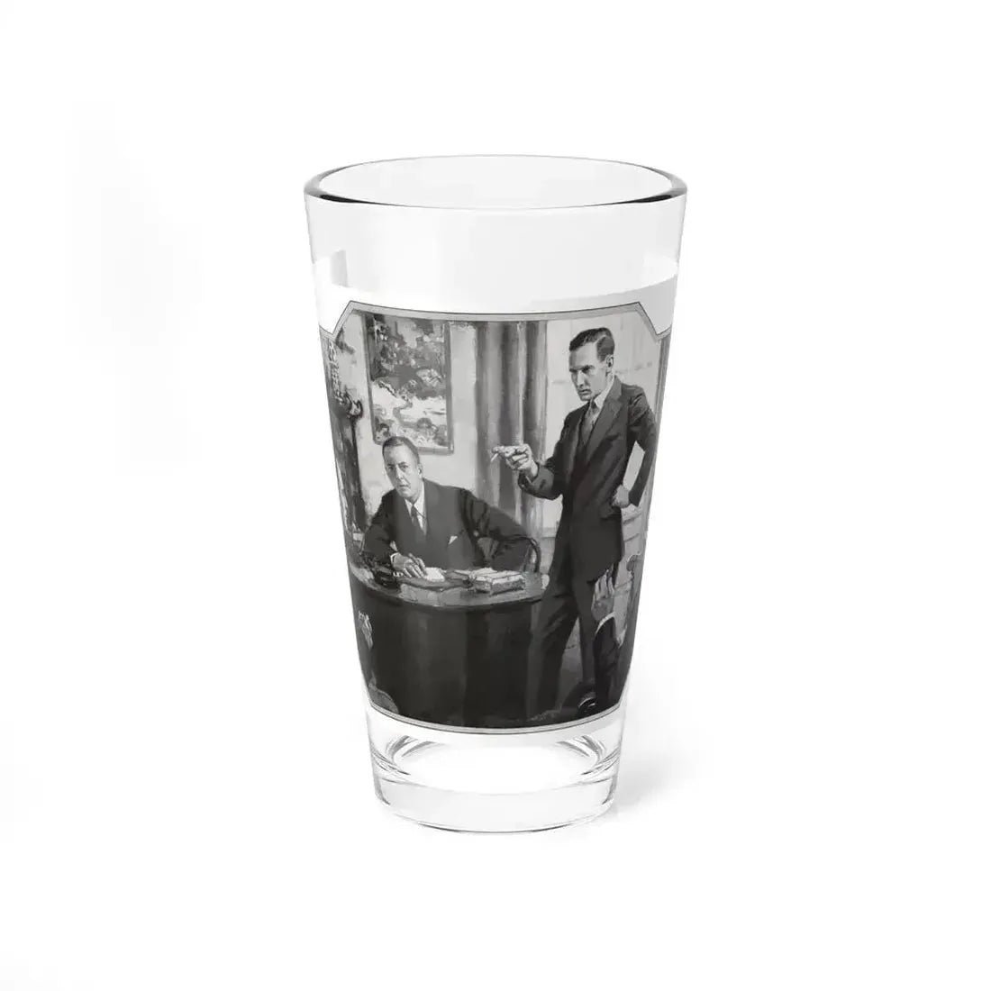 A Man Called Spade (2), The American Magazine, July 1932 (Magazine Illustration) Pint Glass 16oz - Go Mug Yourself