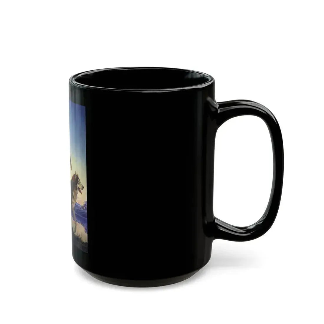 A Man & His Loyal Dog - Black Coffee Mug - Go Mug Yourself