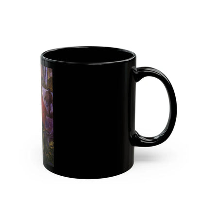 A Man & His Loyal Moose - Black Coffee Mug-Go Mug Yourself