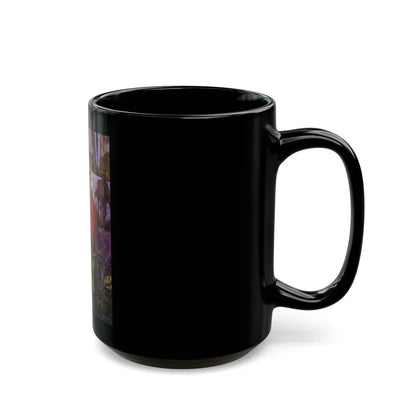 A Man & His Loyal Moose - Black Coffee Mug-Go Mug Yourself