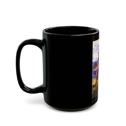 A Man & His Loyal Moose - Black Coffee Mug-Go Mug Yourself