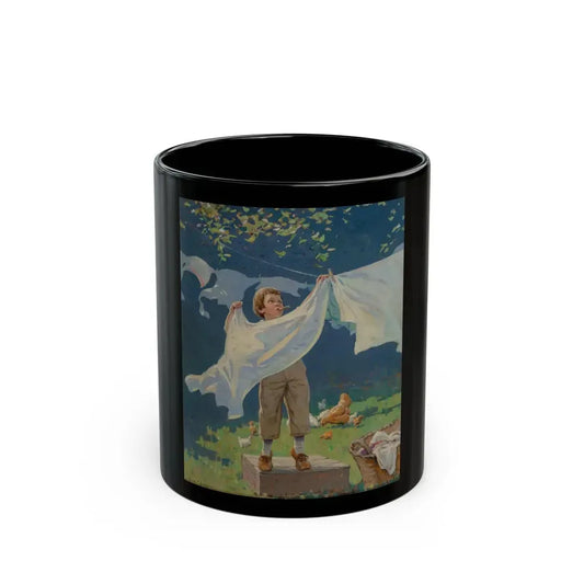 A Man in the Making, Life magazine cover, May 25, 1922 - Black Coffee Mug 11oz - Go Mug Yourself