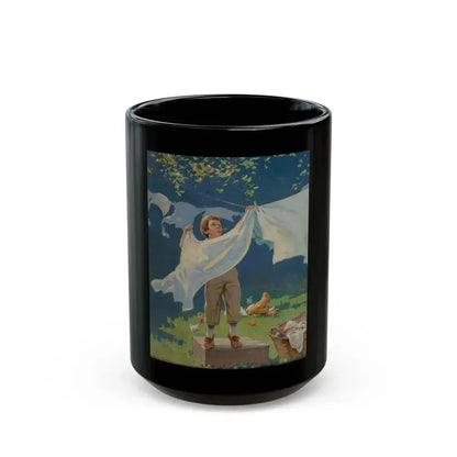 A Man in the Making, Life magazine cover, May 25, 1922 - Black Coffee Mug 15oz - Go Mug Yourself