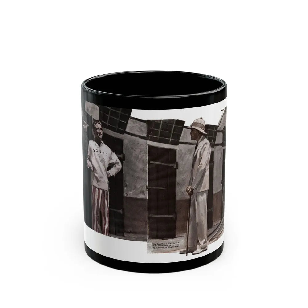 A Man with a Conscience (1), Cosmopolitan, June 1939 - Black Coffee Mug-11oz-Go Mug Yourself