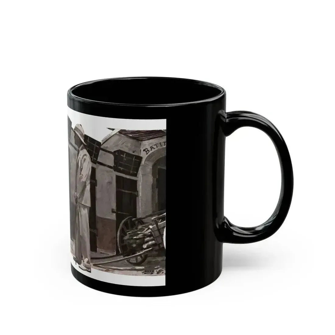 A Man with a Conscience (1), Cosmopolitan, June 1939 - Black Coffee Mug - Go Mug Yourself