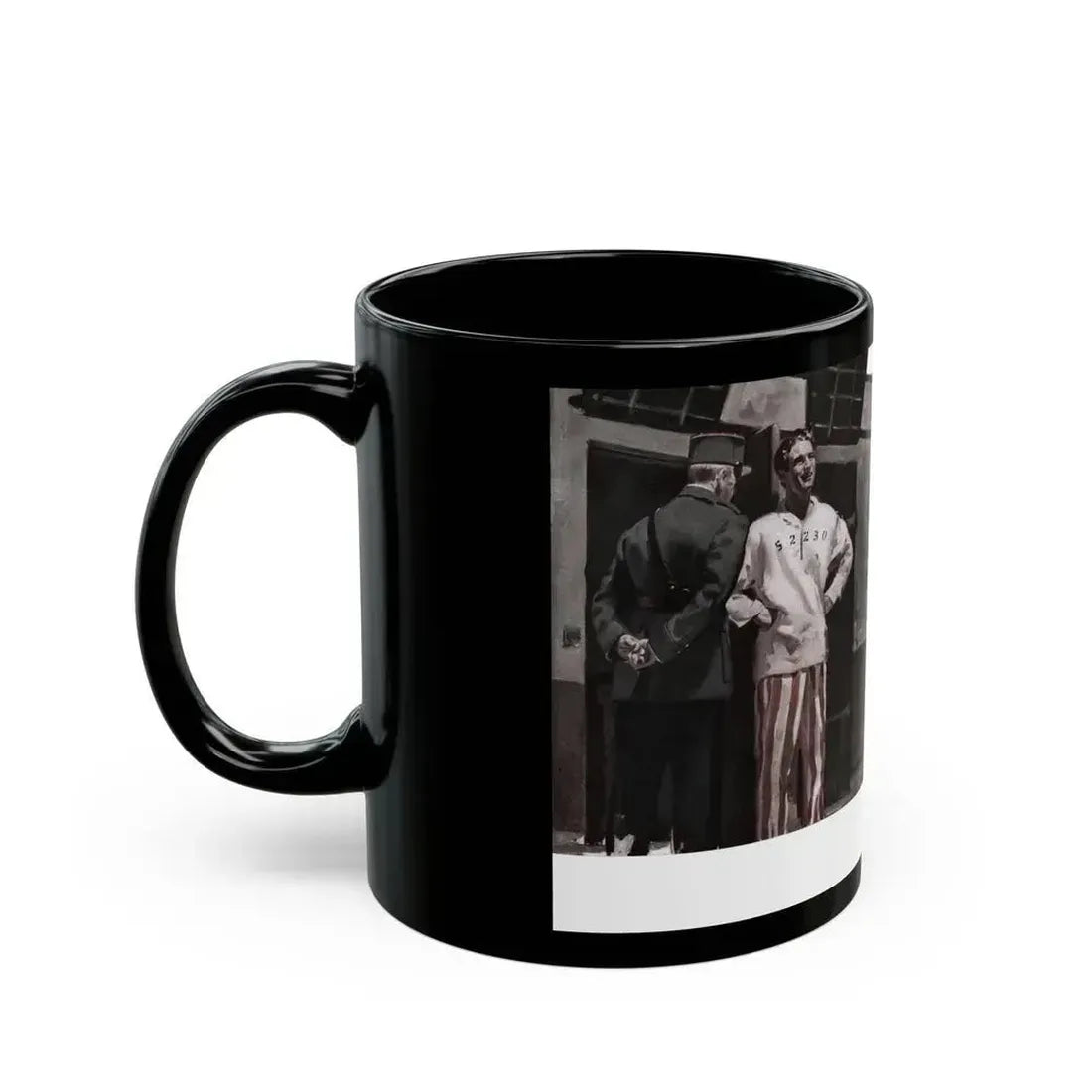 A Man with a Conscience (1), Cosmopolitan, June 1939 - Black Coffee Mug - Go Mug Yourself
