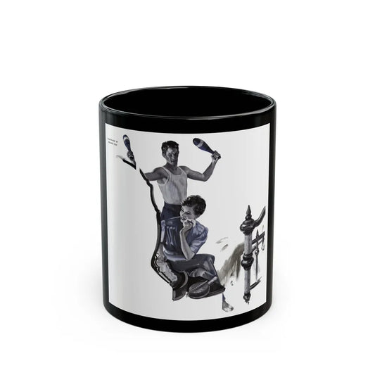 A Man with a Conscience (2), Cosmopolitan, June 1939 - Black Coffee Mug-11oz-Go Mug Yourself