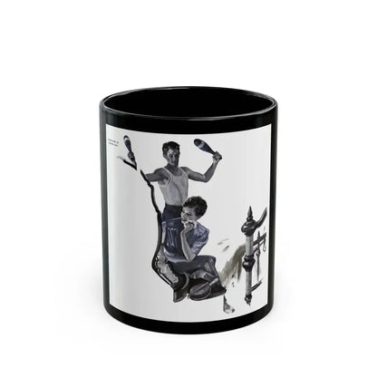 A Man with a Conscience (2), Cosmopolitan, June 1939 - Black Coffee Mug 11oz - Go Mug Yourself
