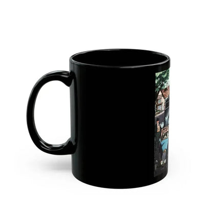 A Marvelous Surprise, Woman's Home Companion, April 1940 - Black Coffee Mug - Go Mug Yourself