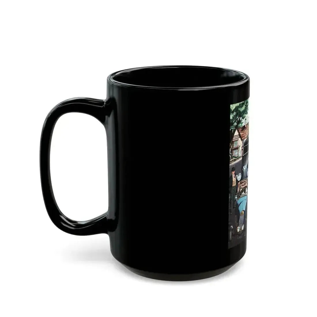 A Marvelous Surprise, Woman's Home Companion, April 1940 - Black Coffee Mug - Go Mug Yourself