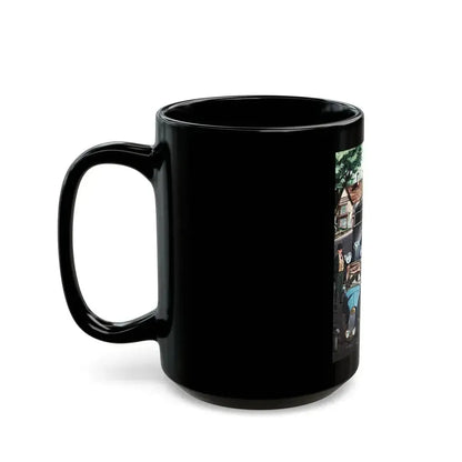 A Marvelous Surprise, Woman's Home Companion, April 1940 - Black Coffee Mug - Go Mug Yourself