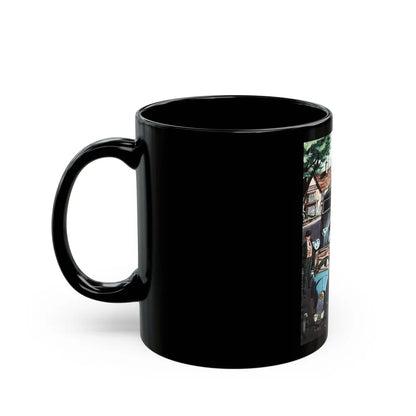 A Marvelous Surprise, Woman's Home Companion, April 1940 - Black Coffee Mug-Go Mug Yourself