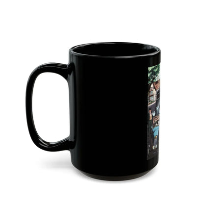 A Marvelous Surprise, Woman's Home Companion, April 1940 - Black Coffee Mug-Go Mug Yourself