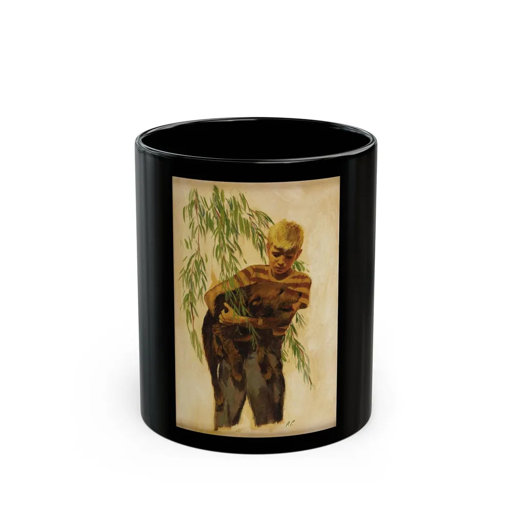 A Matter For Percival, Saturday Evening Post story illustration, February 18, 1950 - Black Coffee Mug-11oz-Go Mug Yourself