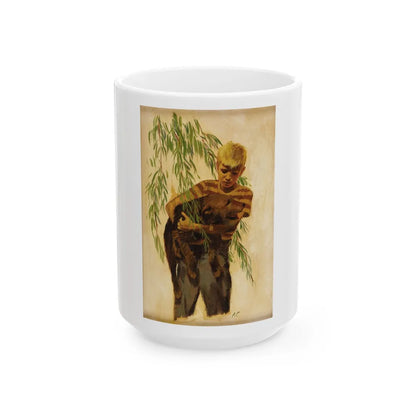 A Matter For Percival, Saturday Evening Post story illustration, February 18, 1950 - White Coffee Mug-15oz-Go Mug Yourself