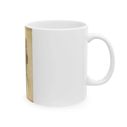 A Matter For Percival, Saturday Evening Post story illustration, February 18, 1950 - White Coffee Mug - Go Mug Yourself