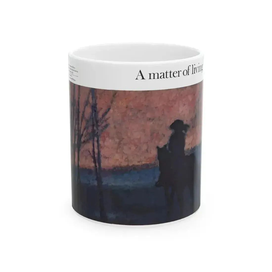 A Matter of Living, Redbook, July 1967 - White Coffee Mug 11oz - Go Mug Yourself