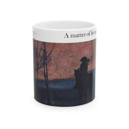 A Matter of Living, Redbook, July 1967 - White Coffee Mug 11oz - Go Mug Yourself