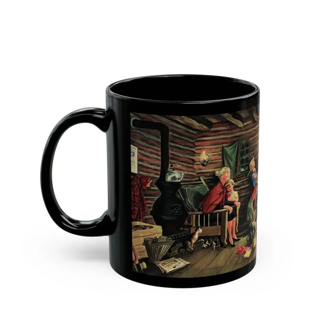 A Matter of Principle, Collier's, December 24, 1949 - Black Coffee Mug - Go Mug Yourself