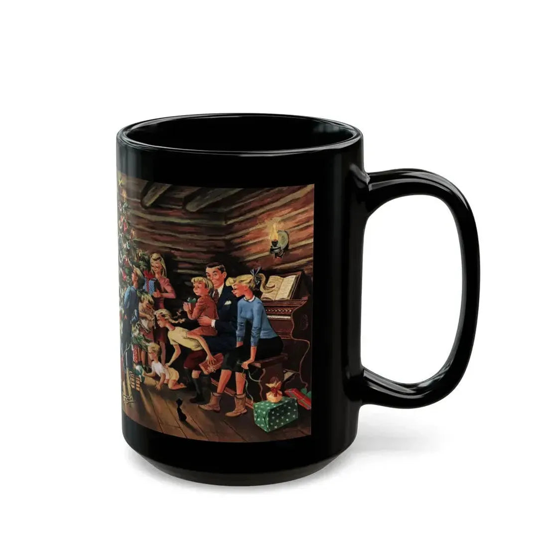A Matter of Principle, Collier's, December 24, 1949 - Black Coffee Mug - Go Mug Yourself