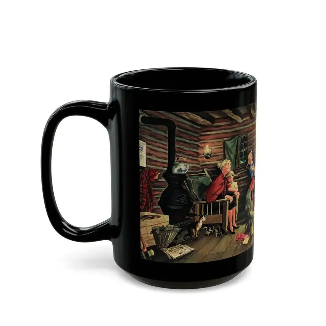 A Matter of Principle, Collier's, December 24, 1949 - Black Coffee Mug - Go Mug Yourself
