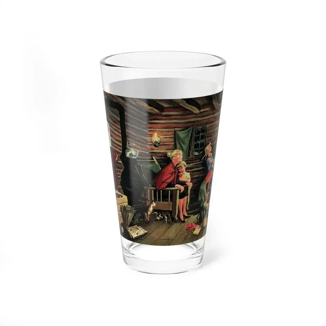 A Matter of Principle, Collier's, December 24, 1949 (Magazine Illustration) Pint Glass 16oz - Go Mug Yourself