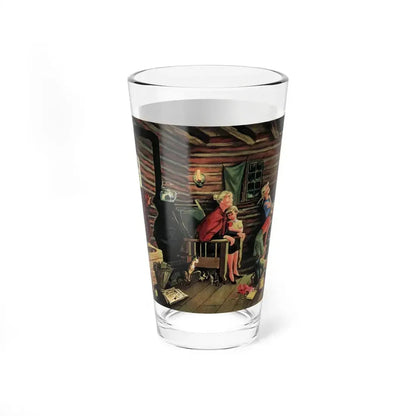 A Matter of Principle, Collier's, December 24, 1949 (Magazine Illustration) Pint Glass 16oz - Go Mug Yourself