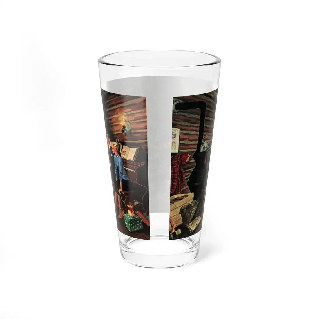 A Matter of Principle, Collier's, December 24, 1949 (Magazine Illustration) Pint Glass 16oz - Go Mug Yourself